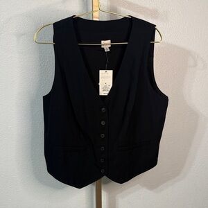 A New Day- black vest - XL